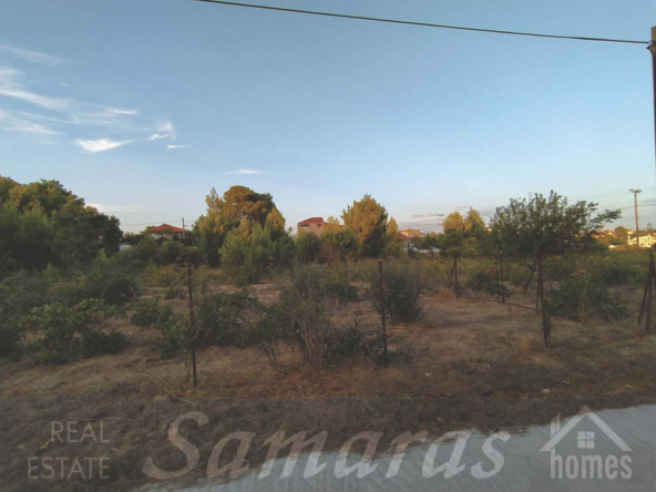 Γωνιακό περιφραγμένο οικόπεδο 839τμ Μεσιτικό Γραφείο - real estate samaras, πωλήσεις ή ενοικιάσεις κατοικιών